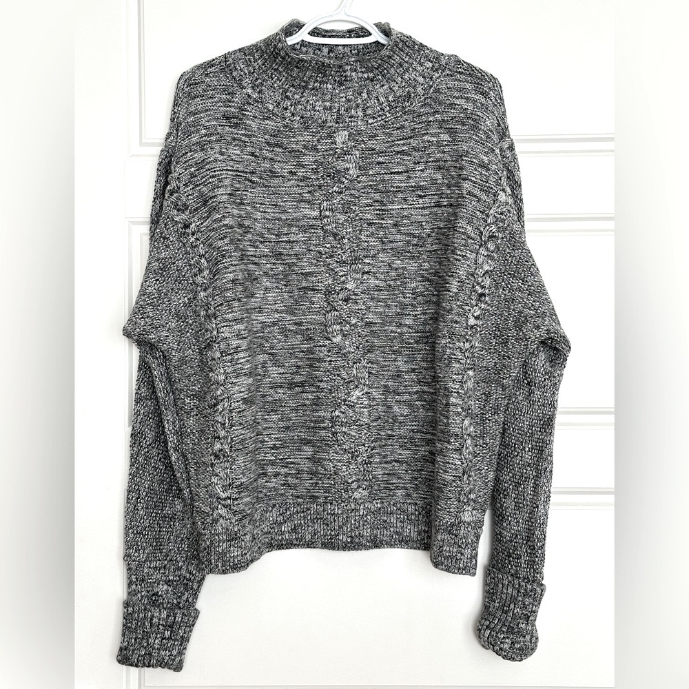 Size XL GAP Charcoal Grey Funnel-Neck Sweater